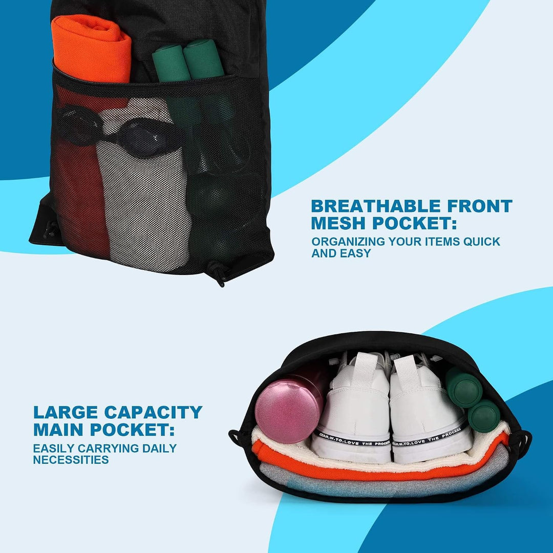 Premium Drawstring Gym Backpack – Travel & Daily Essentials